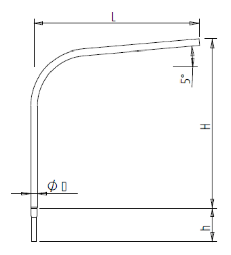 Picture of Konsool P 76mm/L1,5m