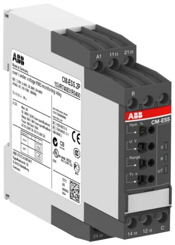 Picture of Pingekontrollirelee 1F, min 3-30V, 6-60V, max 30-300V, 60-600V, 2CO, 110-130VAC, ABB