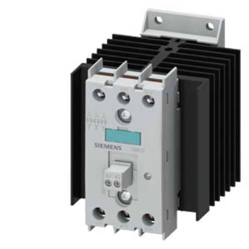 Picture of Pooljuhtkontaktor 3P, 20A/AC51, Uc4...30VDC, Ue48 - 600V, küte, Siemens