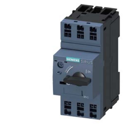 Picture of Mootorikaitselüliti 3RV2 vedruklemmidega, 5.5-8A, 3kW, S00, Siemens