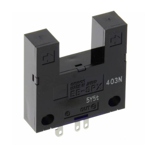 Picture of Photomicro sensor, slot type, 13 mm, NPN, connector, Omron