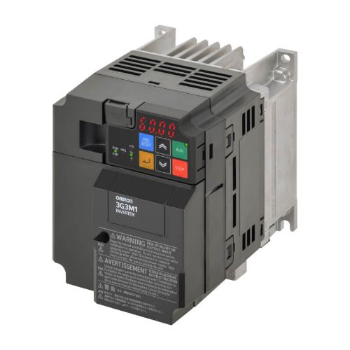 Picture of Sagedusmuundur M1 230V 1.5/2.2kW 8/9.6A, EMC-filtrita, Modbus, IP20, 130x110x166, Omron