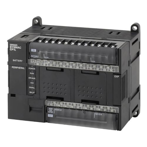 Picture of CP1L, 10kStep/32kWord, 24VDC 18DDI 12DO (relee), +2serial, +3, USB