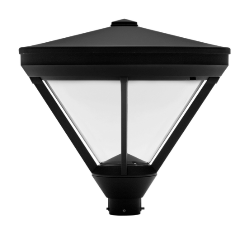 Picture of LED Pargivalgusti Crocus 15 W, CRI70, 3000 K, lens L01, RAL9005, Gridens kontrolleriga, toitekaablig