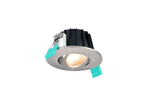 Picture of Kohtvalgusti Obico 5.4W/927-40 550lm 38D Triac Suunatav IP65 Ava 68mm Harjatud metall Sylvania 