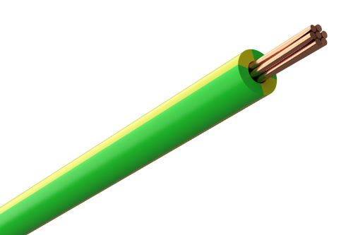 Picture of H07V2-R/MK90 2.5mm2 450/750V hall, jämekiud K200 