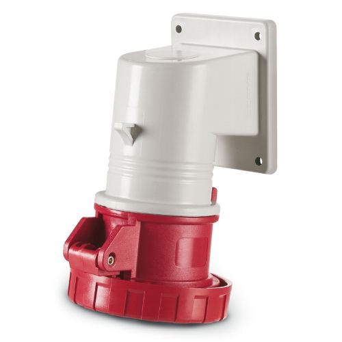 Picture of Seinapesa kaldu 32A 5P 6H 400VAC, 90 kraadi, IP67 (70x87) PG16, CEE, Eureka, SCAME