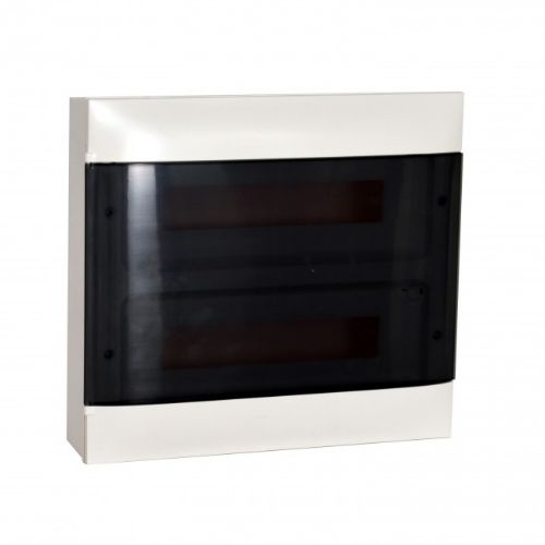 Picture of Pinnapealne moodulkilp Practibox S, transparent uks 36m(2x18), IP40, PE/N latiga, Legrand