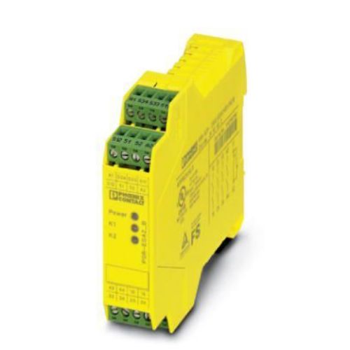 Picture of Turvarelee PSR, 4NO/1NC, 24 VDC, 1-kanal, man/aut restart, cat. 4, SIL3,  Phoenix