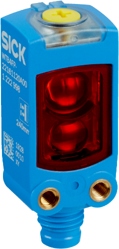 Picture of Fotoandur Objektilt (BGS) W4, Sn7...120mm, PNP, Light switching, IP67, M8 3-pin pistik, SICK