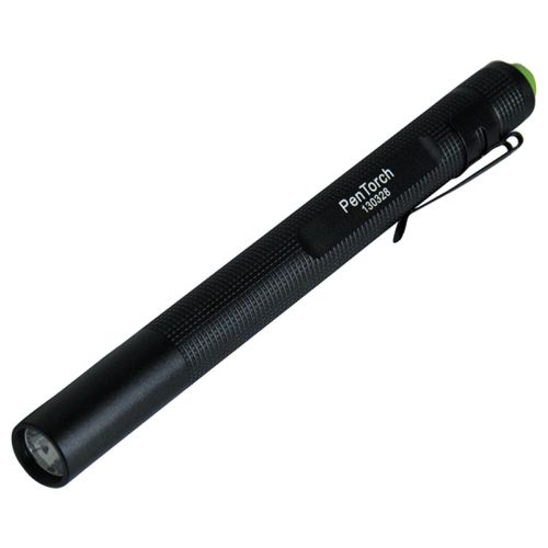 Picture of Taskulamp PenTorch LED 1W 50lm IP54 143mm (2xAAA) Haupa