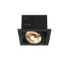 Picture of Kohtvalgusti Korpus Kadux 1 75W QPAR111 GU10 IP20 Ava 170x170mm Must SLV 