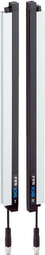 Picture of Turvakardin SLG-2, käe, saatja-vast. Sn=70...1500mm, 200mm kõrge, PNP/NPN, cat3, 24VDC M8 4-pin SICK