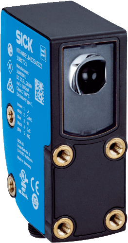 Picture of Kontrastiandur KTX, 470nm, 525nm, 625nm, PNP, Light/Dark, IP67, M12 5-pin pistik, SICK
