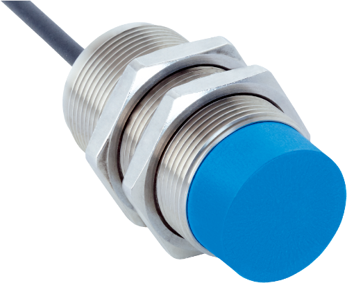 Picture of Ind.andur IMG, M30, Sn=20mm, Unshielded, NPN-NO, kere 61mm, 2m kaabel 3-juhet, SICK