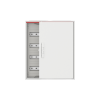 Picture of Moodulkilp CA24V, pinnapealne, 96m(2x4x12), IP44, valge, N/PE komplektis, 650x550x160mm, ABB