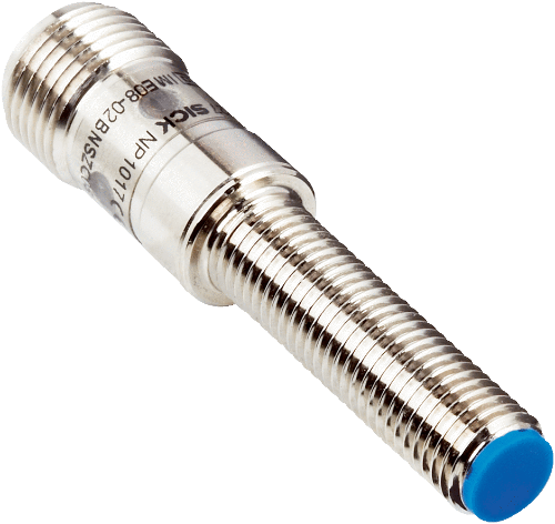 Picture of Ind.andur IME, M8, Sn=2mm, Shielded, PNP-NC, kere 52mm, pistik M12 4-pin, SICK