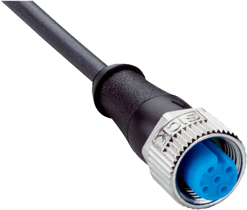 Picture of Andurikaabel PUR + pesa otse, A-coded, (5m + M12 4-pin), SICK