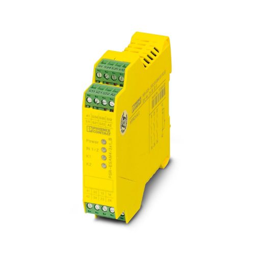 Picture of Turvarelee PSR, 3NO/1NC, 24 VDC, 2-kanal, man/aut restart, cat. 4, SIL3,  Phoenix