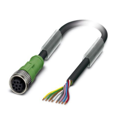 Picture of Andurikaabel PUR + pesa otse, A-coded, (10m + M12 8-pin), Phoenix