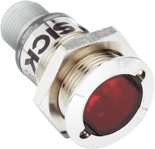 Picture of Fotoandur Objektilt (BGS) GR18, M18, Sn=20..150mm, PNP, Light/Dark, IP67, pistik M12 4-pin, SICK