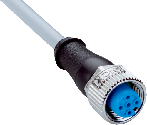 Picture of Andurikaabel PVC + pesa otse, A-coded, (2m + M12 4-pin), SICK