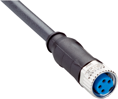 Picture of Andurikaabel PUR+ pesa otse, A-coded, ( 5m + M8 4-pin ), SICK