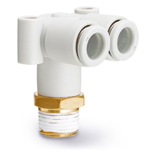 Picture of Keermega liitmik nurk 2x4mm, adapter R1/4, min tellimus 10tk(pakk), SMC