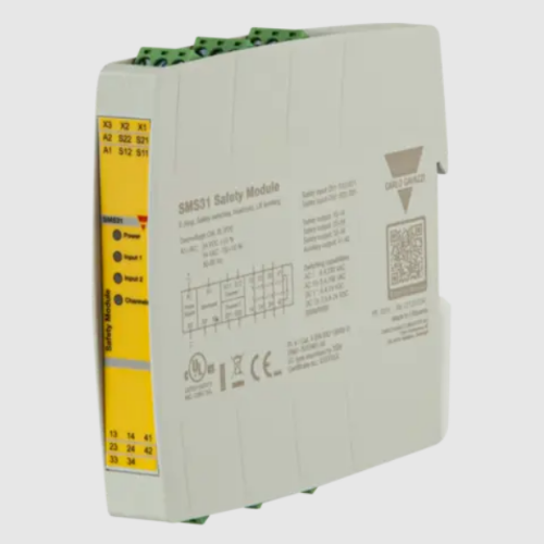 Picture of Turvarelee SMS, 3NO/1NC, 24VDC/AC, 1-/2- kanalit, autostar/käsi, max. kat.4, SIL3, Carlo Gavazzi 