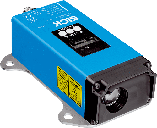 Picture of Laser-kaugusandur Dx500, Sn=200-30000mm välj: 1xPNP, 4...20mA/0...10V, M12 5-pin, SICK