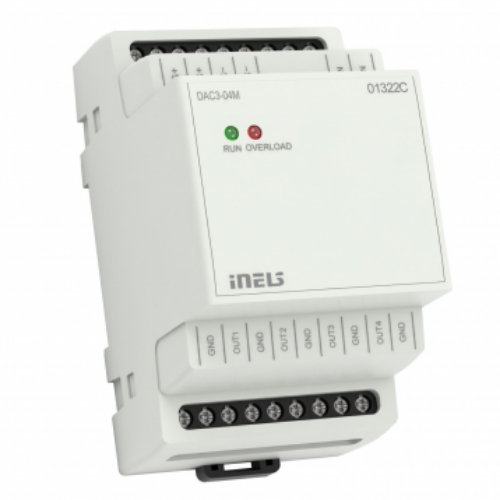 Picture of iNELS signaalimuundur digitaal-analoog, 4AO, 1TC/NTC(TZ), Elko