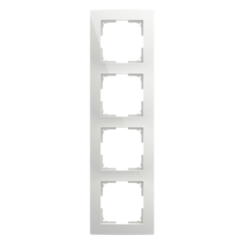 Picture of Raam 4-ne, valge, dekoratiivraamiga, IP20, Waveline, Basic55