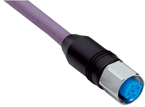 Picture of Andurikaabel PUR + pesa otse, varjestatud ( 2m + M12 5-pin ), SICK