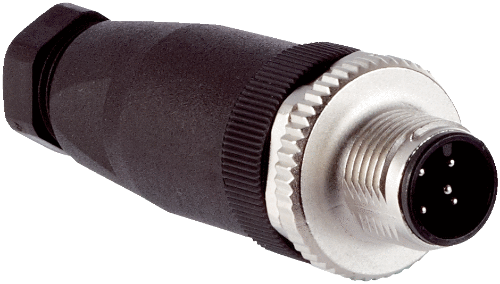 Picture of Anduripistik M12 5-pin, otse, A-coded, kruviklemm, kaablile 4...6mm, SICK