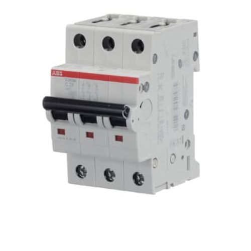 Picture of Moodulkaitselüliti S200M, 3P, 25A, C, 10kA, ABB