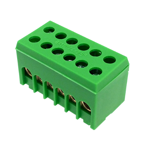 Picture of Maandusklemm PE6H-2, roheline, 8x16+4x25mm², IP20, Morek