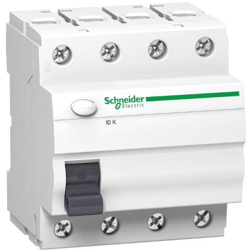 Picture of Rikkevoolukaitse ACti9 ID K, 4P, 25A, AC, 30mA, Schneider