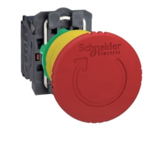 Picture of Hädastopp XB5 PUNANE fikseeruv,keeratav ø 40 mm,plast, 2NC, Schneider