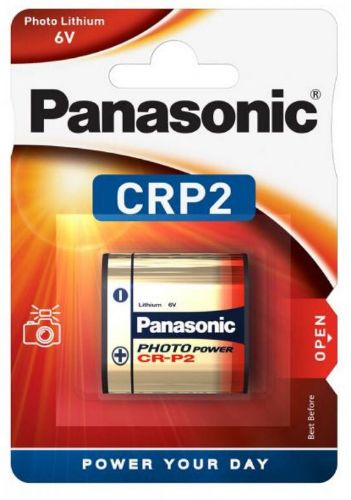 Picture of Liitiumpatarei CRP2 (223, CR-P2, DL223A) 6V 1300mAh Panasonic