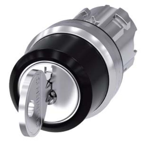 Picture of Selektorlüliti 3SU, 1>0<2, võti (võti välja 0), metall, RONIS, SB30, IP67, ilma adapterita, Siemens