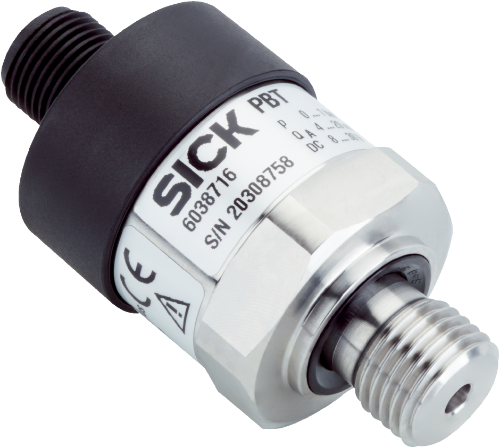 Изображение Rõhuandur PBT, 0-400bar, välj: 4-20mA, G1/4", täpsus 1%, L connector, SICK
