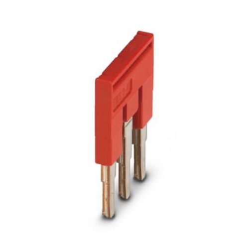 Picture of Sild riviklemmile 4mm², 3 pos, punane, Phoenix