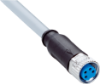 Picture of Andurikaabel PVC+ pesa otse, A-coded, ( 2.5m + M8 4-pin ), SICK
