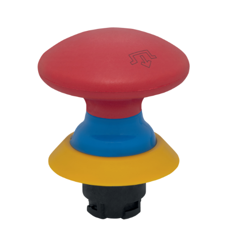 Picture of Surunupp seen, AVARII-STOP, PUNANE, ø50, IP69K, adapter, Schmersal 