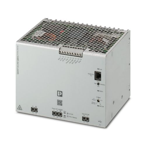 Picture of Inverter DC/AC QUINT,  IN:24VDC, OUT: 100(5A)-240(2.6A)VAC, 480W, 600VA,   Phoenix 