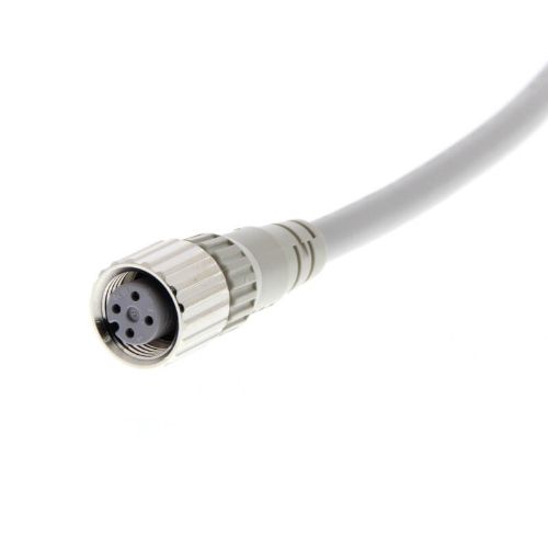 Picture of Andurikaabel PVC + pesa, otse, A-coded, roboti, (5m + M12 4-pin), Omron 