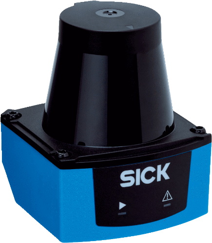 Picture of LIDAR TIM100, Sn=0.05...3m, 10-30VDC, 1DI/2DO, IO-Link, IP65, M12 5-pin pistik, SICK 