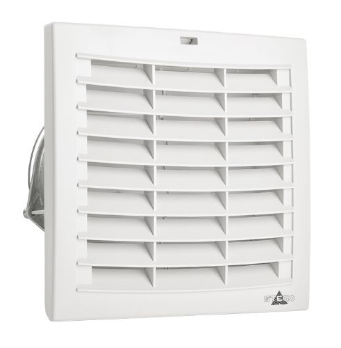 Picture of Kilbiventilaator FPO018, IP54, 230VAC, 263m³/h, ava 176x176mm, sisaldab resti ja matti, Stego 