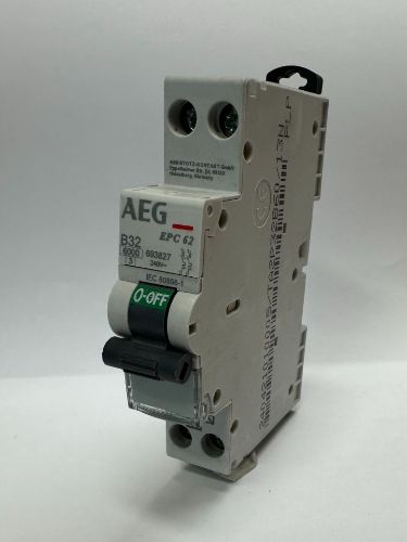 Picture of Moodulkaitselüliti EPC60, 2P, 32A, B, 6kA, 1mod, Unibis, AEG  