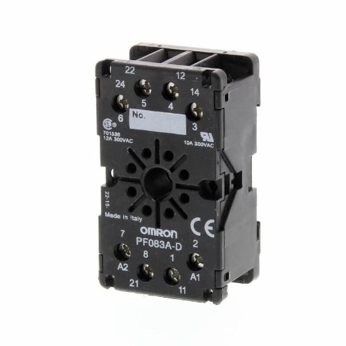 Picture of Releepesa PF08, MK2PNS....-le, 8-pin, DIN-latile, Omron 